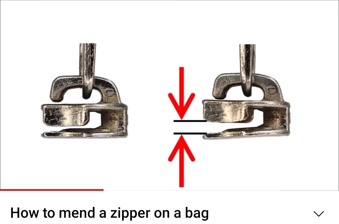 So, nicht mehr schließenden Reißverschluss an Sweatjacke Dank diesem YouTube Video gelöst!
😃👌 
youtu.be/y42iGjZLRtk