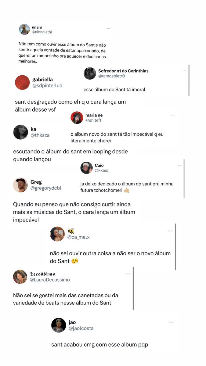 originalsant's tweet image. 💽💌📭

Hoje fazem 3 dias do lançamento do nosso disco “de: para:” e eu só quero agradecer por cada curtida, comentário e compartilhamento sincero da fml sem neurose 🥹💜🍀

Mais tarde a gente vai disponibilizar a parte visual completa do disco lá no canal d’omundoaonorte