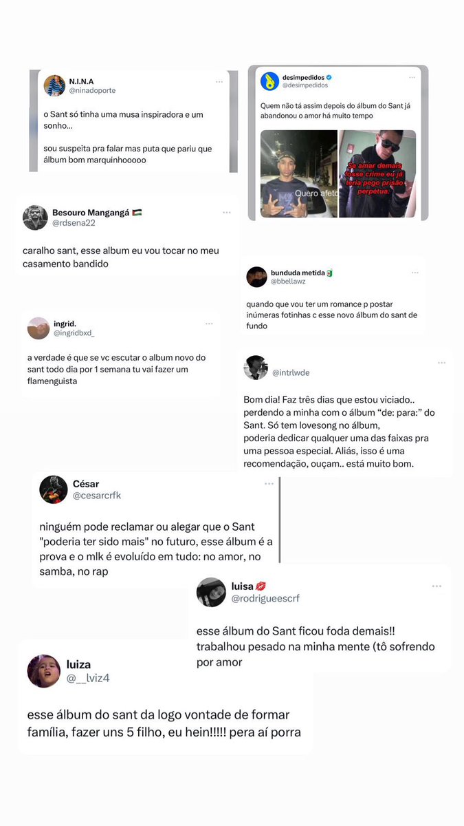 originalsant's tweet image. 💽💌📭

Hoje fazem 3 dias do lançamento do nosso disco “de: para:” e eu só quero agradecer por cada curtida, comentário e compartilhamento sincero da fml sem neurose 🥹💜🍀

Mais tarde a gente vai disponibilizar a parte visual completa do disco lá no canal d’omundoaonorte