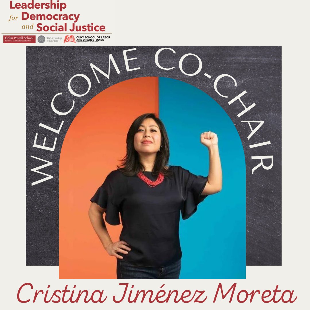 Introducing our new advisory board co-chair Cristina Jiménez Moreta, a visionary organizer dedicated to shaping a new generation of change-makers. With a mission to unite movements and disciplines, she stands at the forefront of transformative leadership.  <a href="/CrisAlexJimenez/">Cristina Jiménez (she/ella)</a>