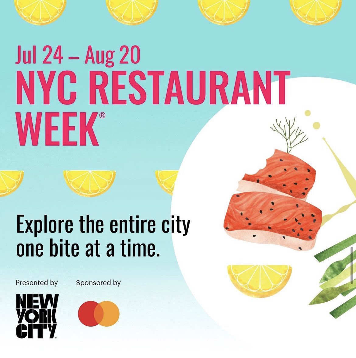 NYWomensChamber's tweet photo. It's time for NYC Restaurant Week! From now until August 20, hundreds of restaurants across all five boroughs are offering mouthwatering 2-course lunches and 3-course dinners starting at just $30.

For more info, visit: https://t.co/uBynHfEOP8 https://t.co/dghTap9Jn1