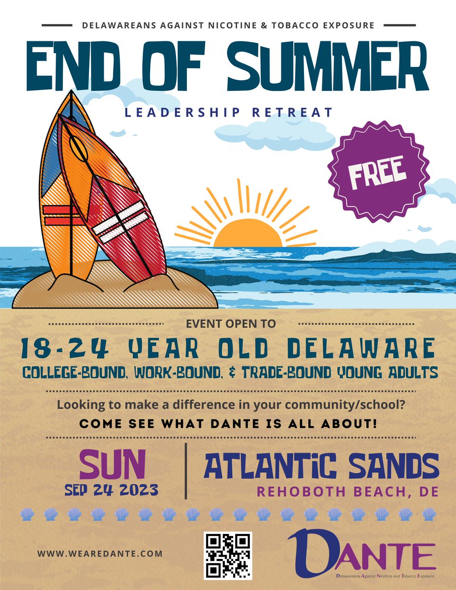dantedelaware's tweet photo. 🏖️ FREE EVENT ALERT! -- Open to all 18-24-year-old work-boud, trade-bound, and college-bound in Delaware. 🏖️

Register today! https://t.co/4M6HFHS2hE

P.S. The event is at the beach. 😃 https://t.co/OIbcoJUGzi