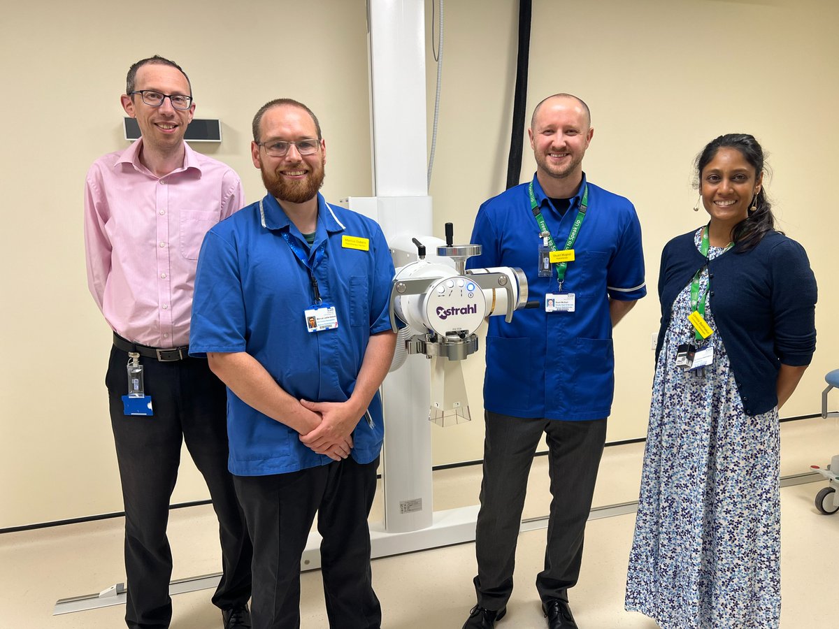 Our new radiotherapy superficial x-ray unit at Musgrove Park has officially landed! 🩻 It'll sit alongside our linear accelerator machines, so we can tailor treatment to the patient 💙 bit.ly/45KZ2gz