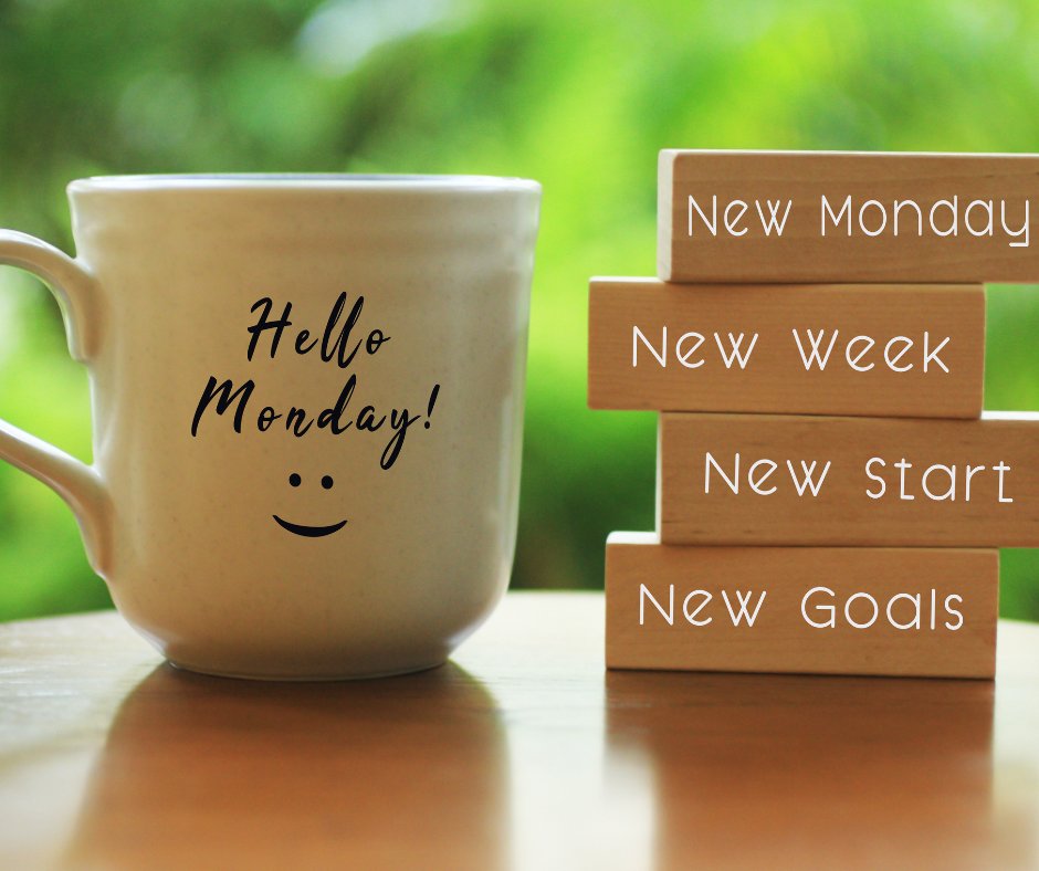 ezzeyagency's tweet photo. Happy Monday! Here's to a great week with a new start and new goals! #happymonday #haveagreatweek #startingoffright https://t.co/G1LinwLmFL
