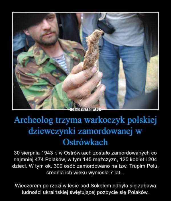 Wroc_lawia's tweet photo. @JaroJoram @IgorJanke #lachowski
Podczas #ukraińskiezbrodnie na #wołyń 80 lat temu!!!  ginęły polskie dzieci, polskie kobiety.. (nie zołnierze) byli oni brutalnie mordowani przez ukraińskich banderowców !!! https://t.co/dxpqJ0d1F8