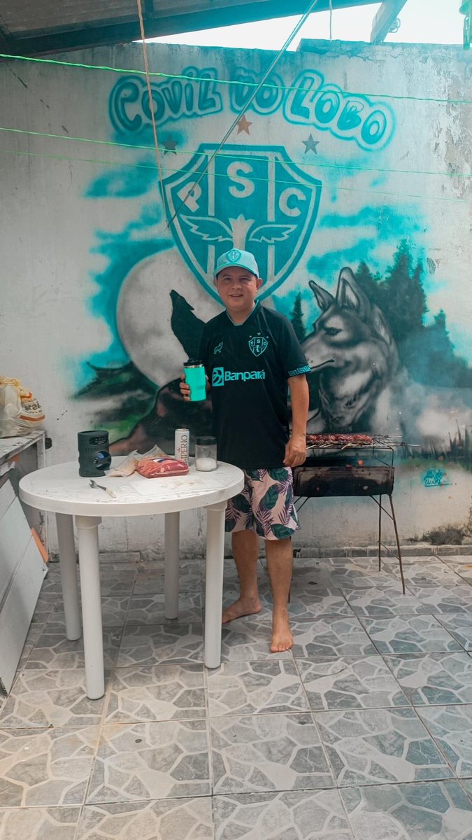 mjuniorlobo's tweet photo. Curtindo a vitória do Papão com o manto que ganhei no dia dos pais . Rumo a classificação e ao acesso . Da lhe Lobo.#Gepara https://t.co/aExPCjLLbc
