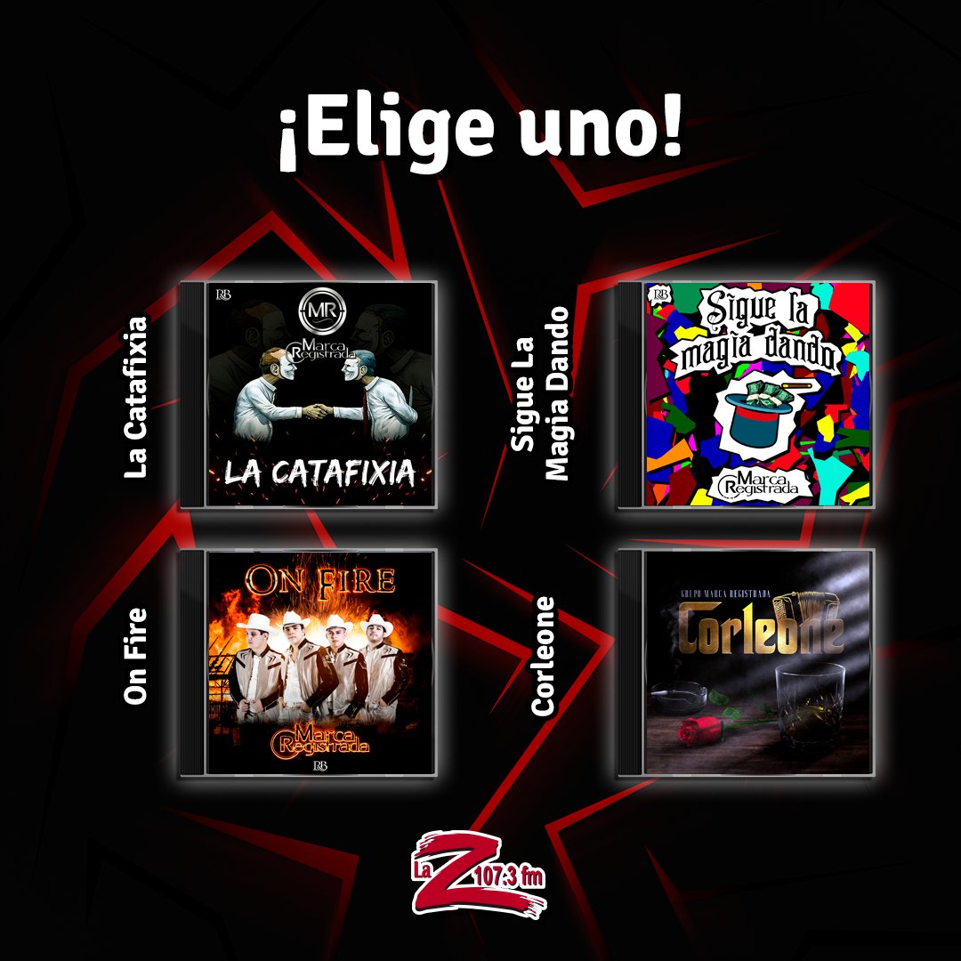 laz1073fm's tweet image. #QuéPrefieres | ¿Qué álbum del grupo #MarcaRegistrada te gusta más?
