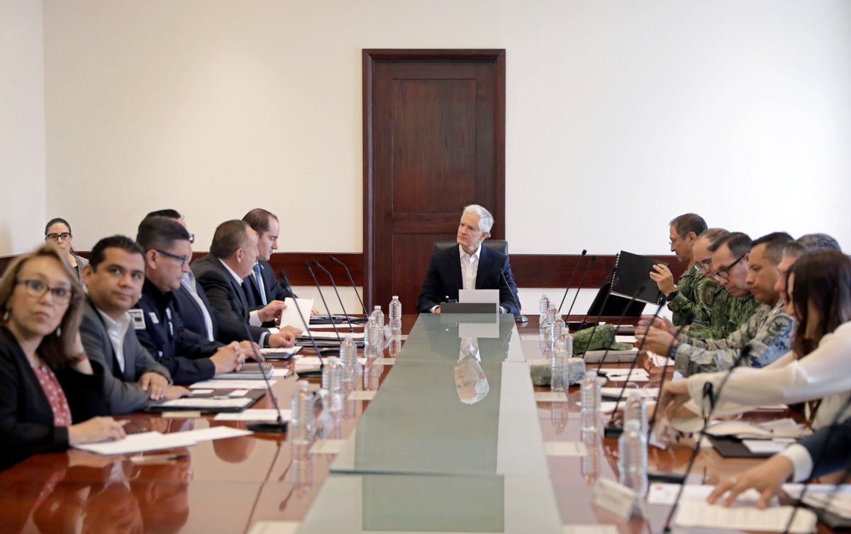 En reunión con el Grupo de Coordinación Territorial para la Construcción de la Paz del #Edoméx.