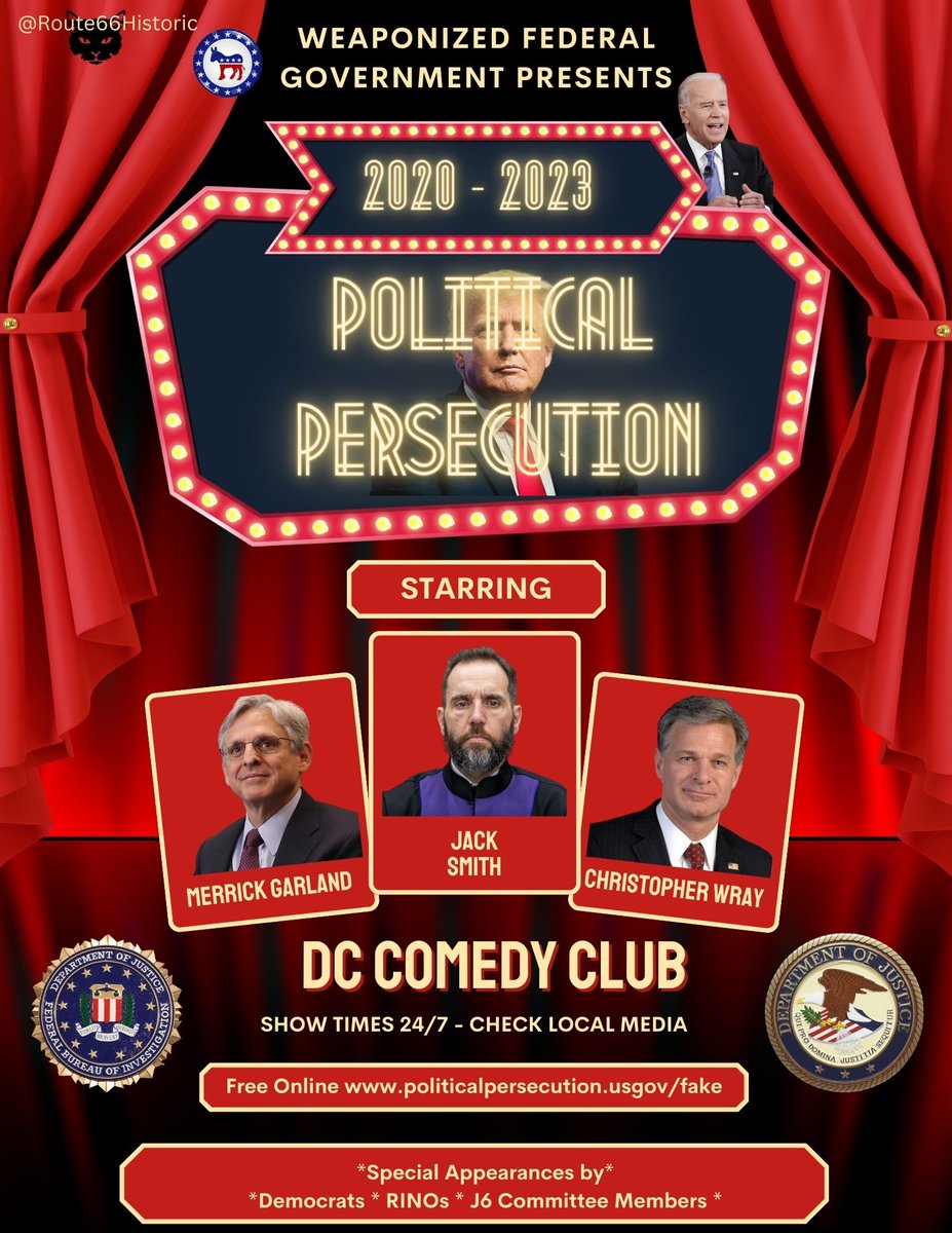 Route66Historic's tweet image. #Weaponized #PoliticalPersecution