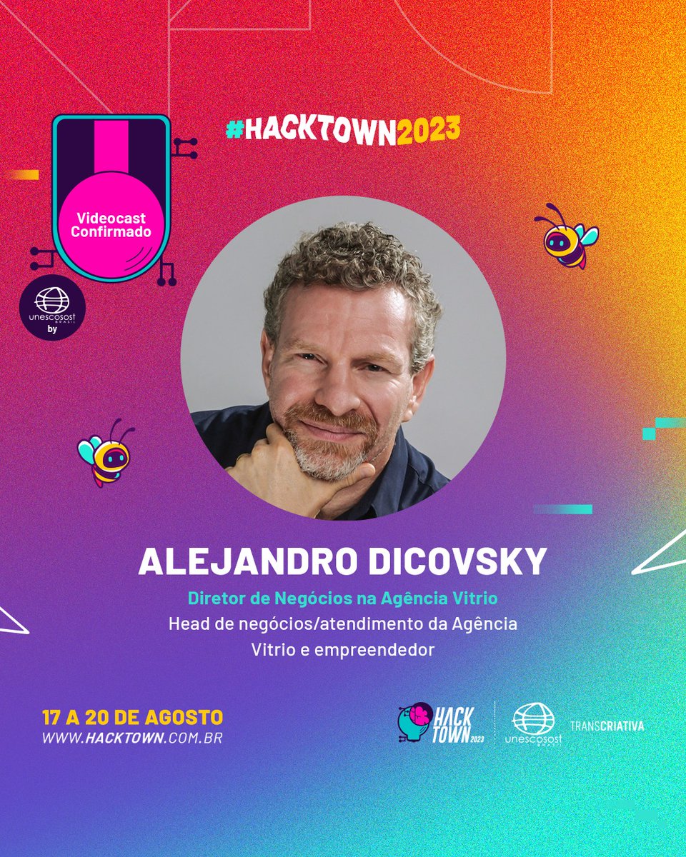 alejodicovsky's tweet photo. Estarei no Hacktown 2023, em Santa Rita do Sapucaí (MG), com o incrível pessoal da Transcriativa em um Videocast bem bacana: "Como equilibrar criatividade, sustentabilidade e lucro? "
#Hacktown #Transcriativa #Borogodo #SantaRitadoSapucai #HackTownSRS #sustentabilidade https://t.co/nB9PRal5bx