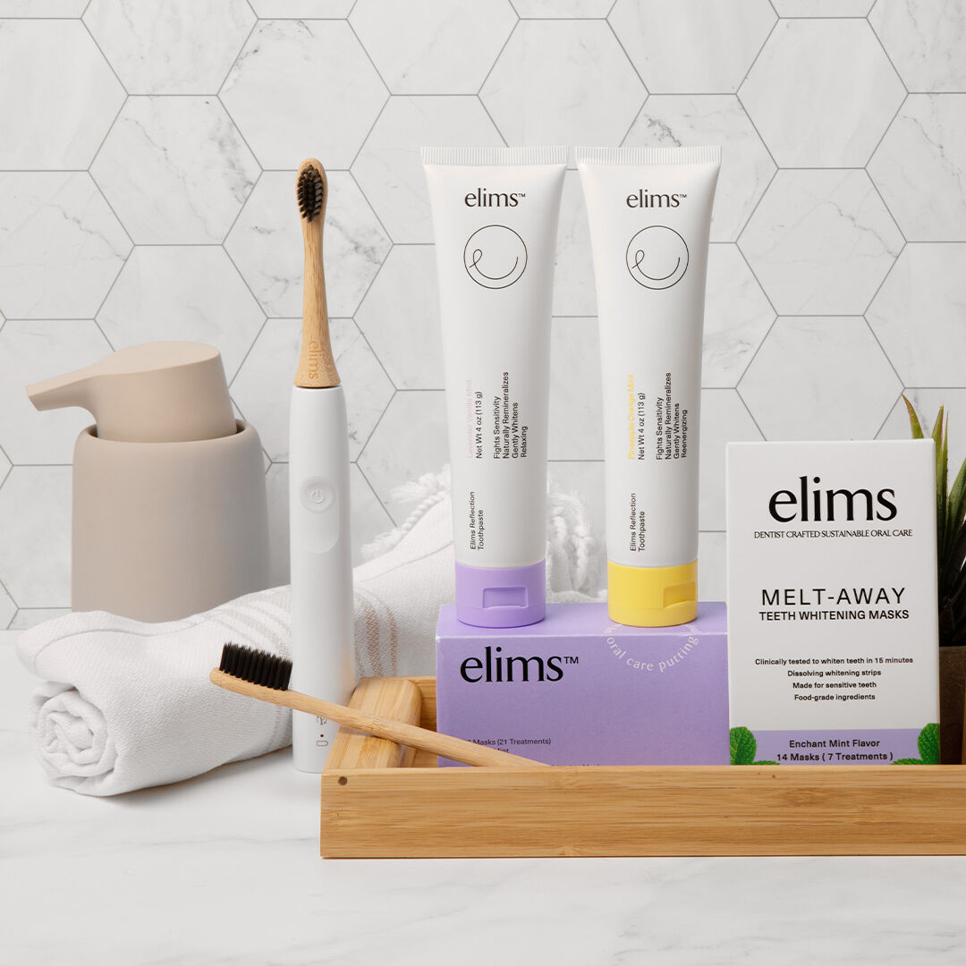 PolishedDaily's tweet photo. DISCOVER @ElimsOralCare  A BETTER WAY TO BRIGHTER SMILE. The Future of Sustainable Oral Care. Crafted by dentists to bring you science-backed products that actually work for you and the planet.

➝ LIVE NOW AT 50% OFF on https://t.co/osVIq5Atwn https://t.co/KGhLnwWei2