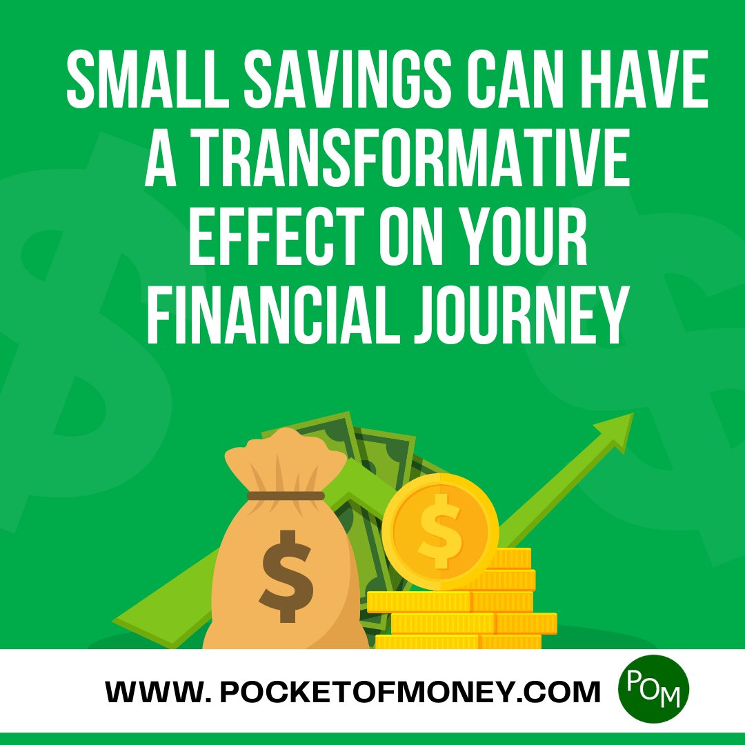 PocketofMoney's tweet image. Never underestimate the transformative power of small savings. They are the stepping stones that lead to remarkable achievements on your financial journey.  

#FinancialSuccess 
#MoneyManagement 
#SaveForTheFuture