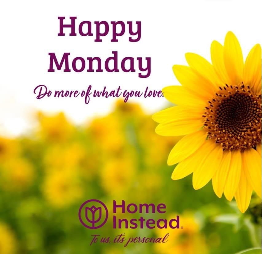 Happy Monday 😊
#homeinsteadedmonton