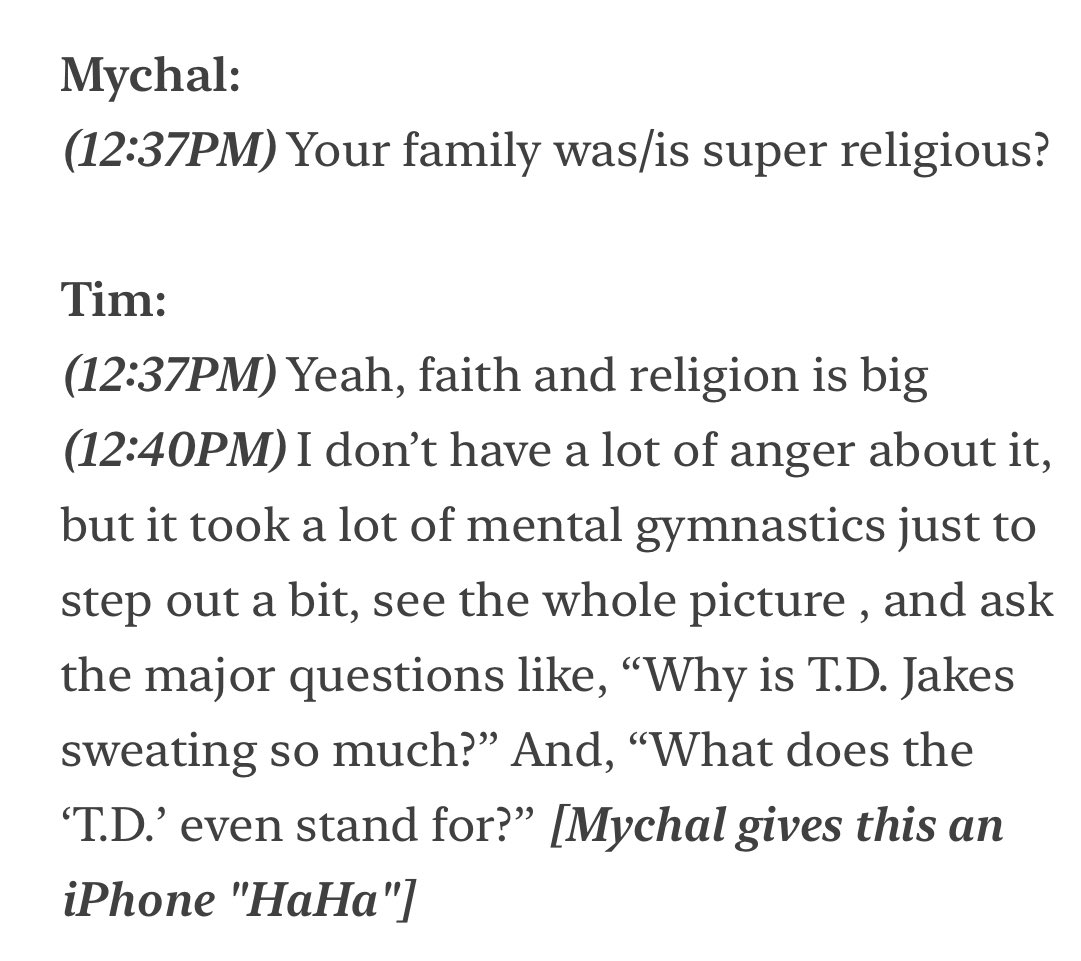 i had a three-day text message conversation with @mychalsmith. we talked Ninja Turtles, family, writing and more: timbarnescomedy.substack.com/p/text-intervi…