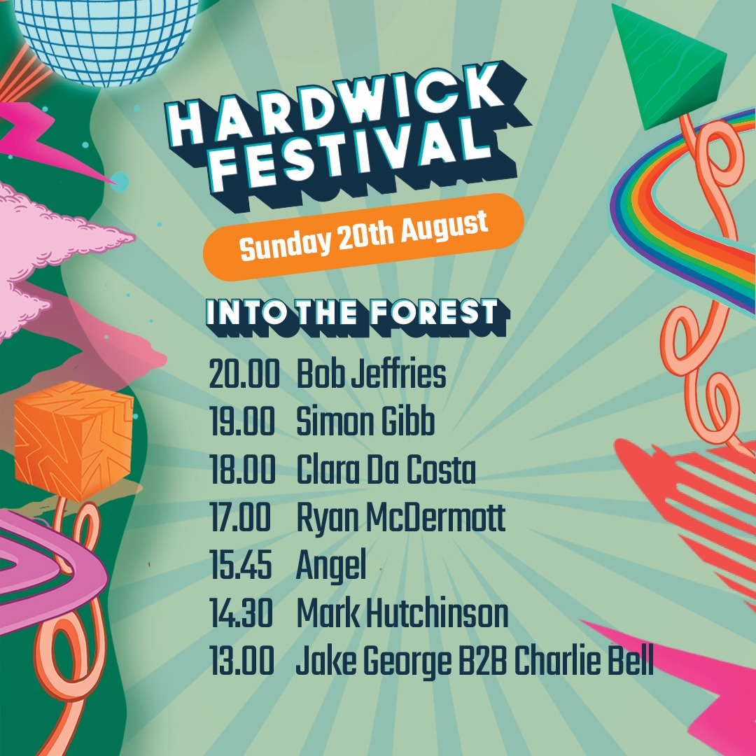 Sunday set times are here!🔥 🎟️Down to the final tickets 👉 bit.ly/HARDWICK2023 *Timings are subject to change