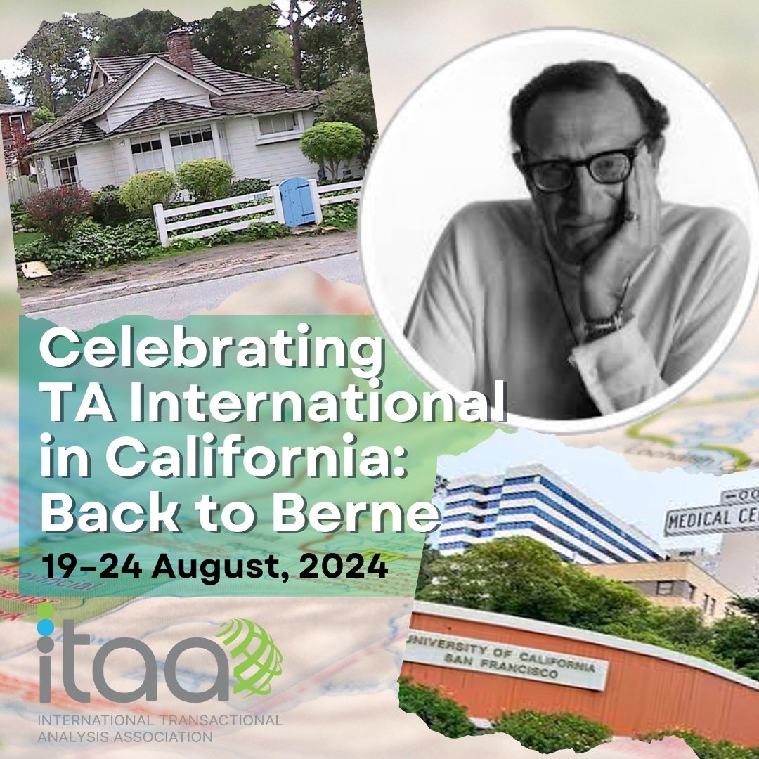 itaaworld's tweet photo. Celebrating #TA International in California: Back to Berne. A short trip to California to pay homage to #EricBerne and to celebrate TA. More information, contact Jacques Moreau at jm.tsta@jmn-moreau.com (in French) or Lucy Freeman at lucy@syntaxforchange.com (in English).

#itaa https://t.co/d5d319RiIo
