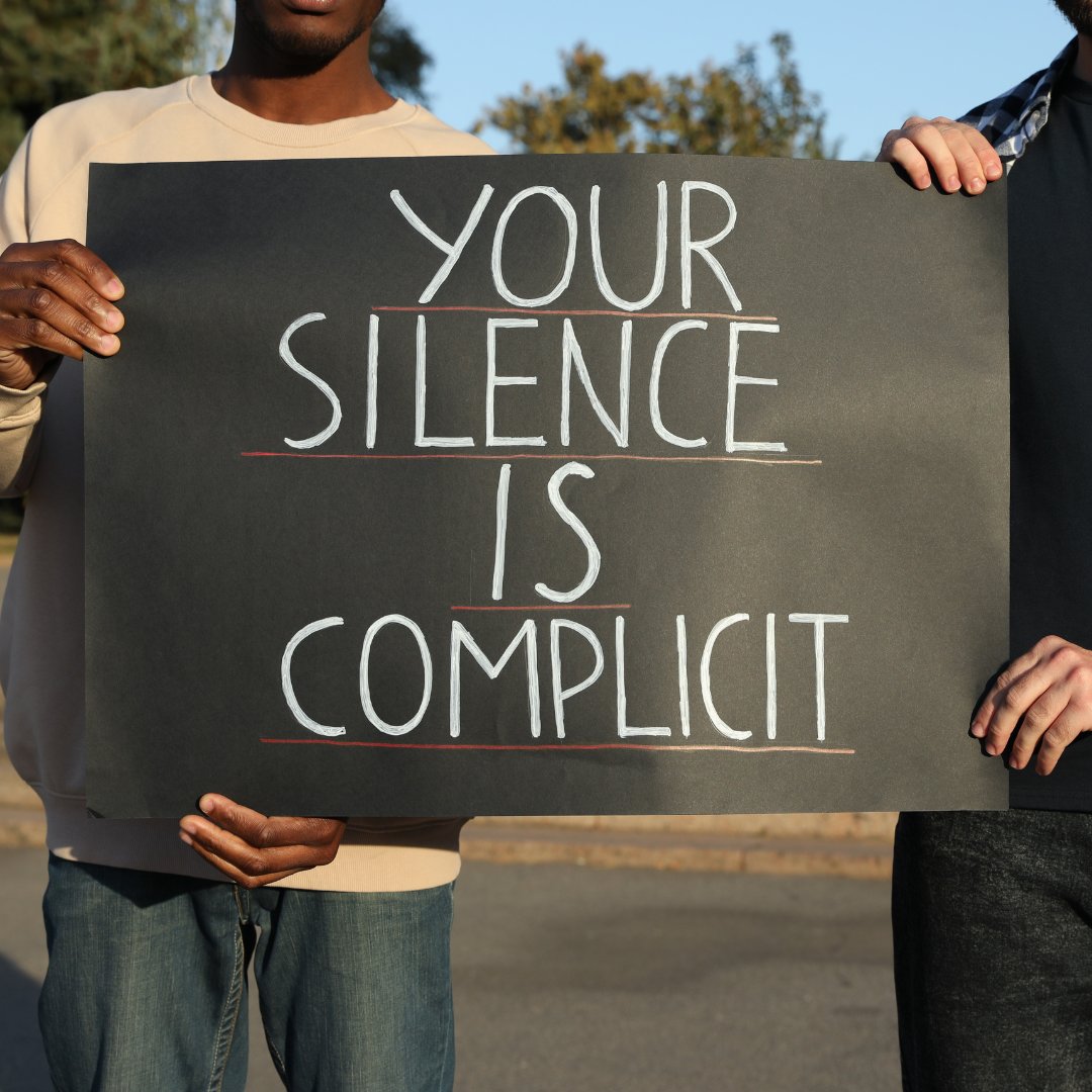 After the murder of George Floyd, we saw a surge in 'allyship,' which has since faded. Now we don't see as many non-Black folks speak up about the injustices we CONTINUE to face. 

To those who no longer raise their voices in support of us - your silence is complicit.