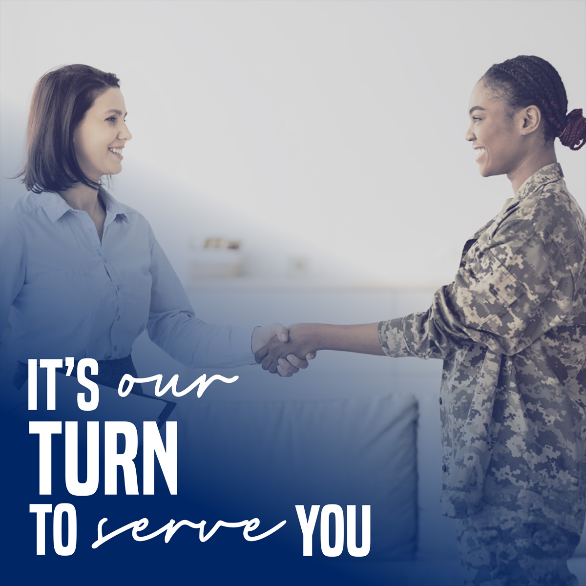 Calling all veterans — did you know that you're entitled to loan benefits for serving our country? It's our turn to serve you. Call today.