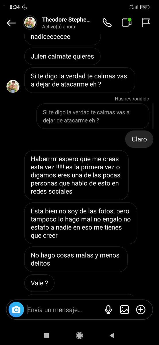 JuIentzio's tweet photo. Veo que varios simmers siguen a @aless_stephen93 y me gustaría avisar de que su cuenta es FAKE. Desde 2020 se hace pasar por 𝗦𝗛𝗜𝗥𝗔 𝗝𝗘𝗘𝗥𝗔𝗞𝗨𝗟𝗖𝗛𝗔𝗡 (theoshiii en Instagram) tal y como reconoció en esta conversación👇🏻👇🏻👇🏻 https://t.co/tiT7j4IZTq