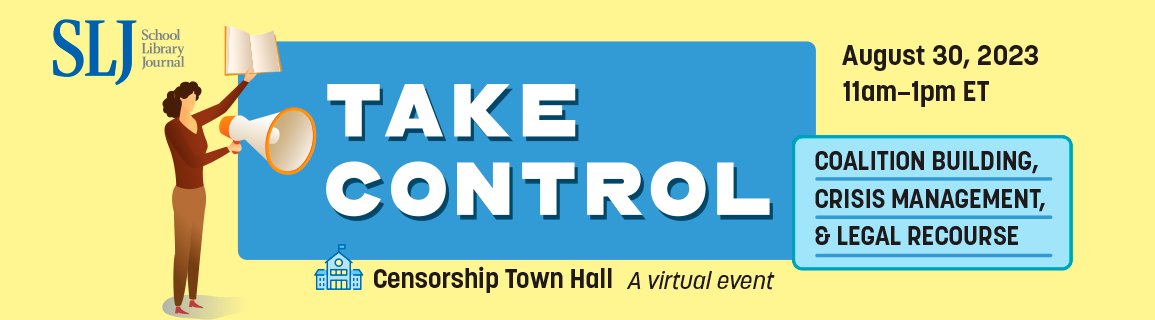 WA State Library (@wastatelib) on Twitter photo SLJ Presents: A Censorship Town Hall
Aug. 30, 8 a.m. PT <a href="/sljournal/">SchoolLibraryJournal</a>
us02web.zoom.us/webinar/regist… SLJ Presents: A Censorship Town Hall
Aug. 30, 8 a.m. PT <a href="/sljournal/">SchoolLibraryJournal</a>
us02web.zoom.us/webinar/regist…