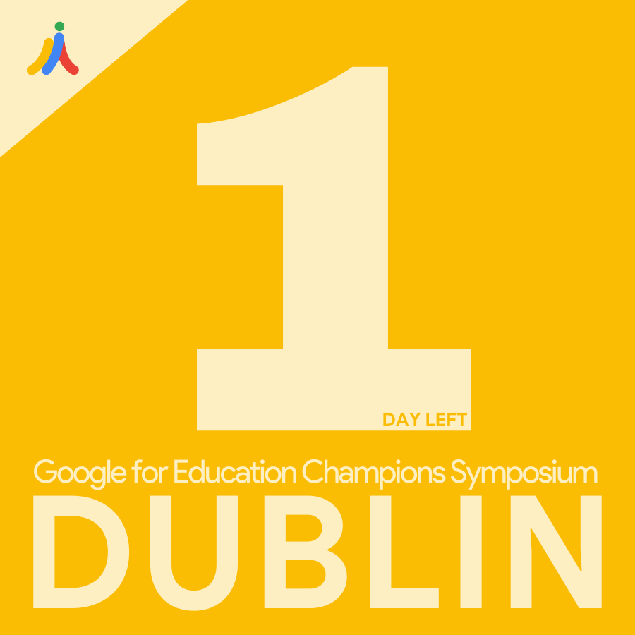 It's the last day, (well almost) - the deadline for #GoogleChampions Dublin is... Midnight Tuesday - PST 8am Wednesday - BST 9am Wednesday - CET 11am Wednesday - GST Apply here: sites.google.com/google.com/cha…