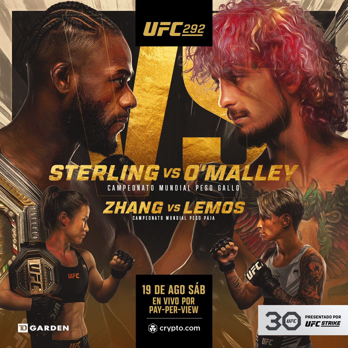 UFCEspanol's tweet photo. SEMANA DE PELEA‼️ #UFC292 🏆🏆 https://t.co/rtmZtNeieK