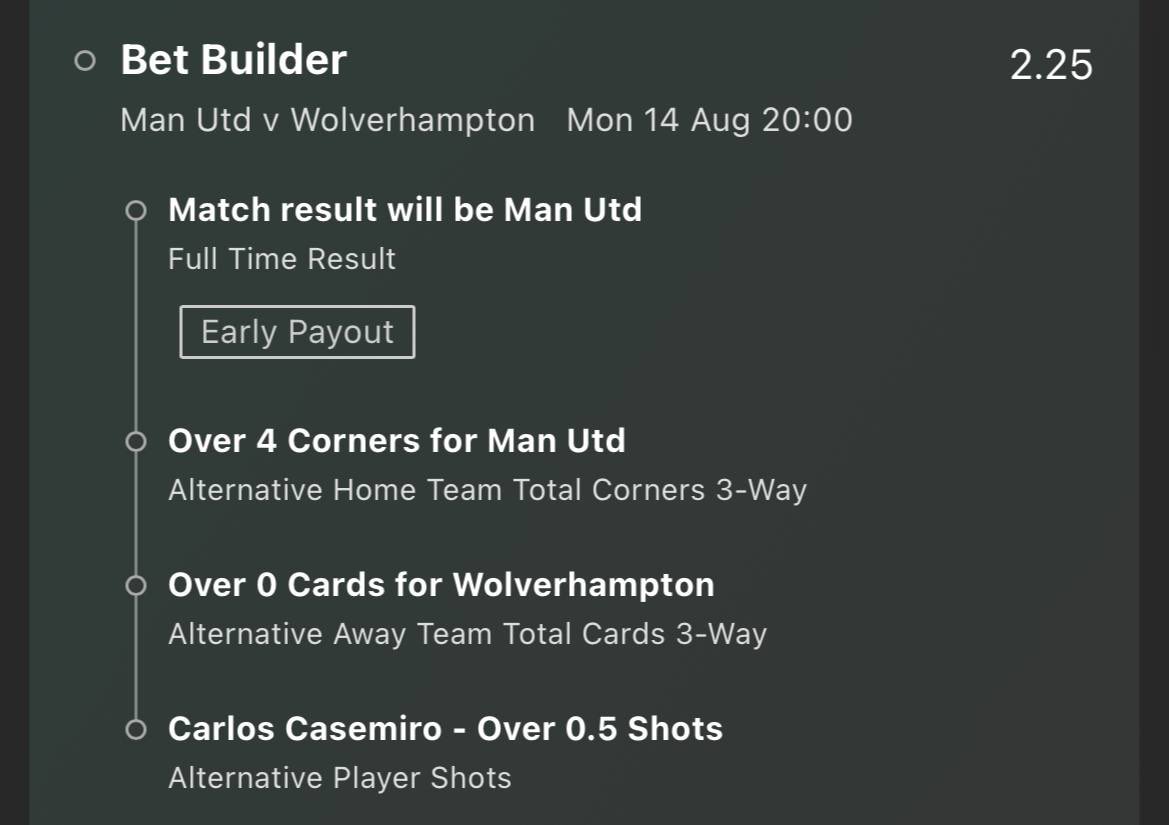 DiscreteTipster's tweet photo. โฝ๏ธ #DiscreteFreePreMatchBet
๐ด๓ ง๓ ข๓ ฅ๓ ฎ๓ ง๓ ฟ Man Utd vs Wolves (20:00)
๐ 2.25 (Bet365) - 1.5 Units.
๐ฅ Smashed the Premier League Bet Builders this weekend. https://t.co/2LZ5eKgiNB