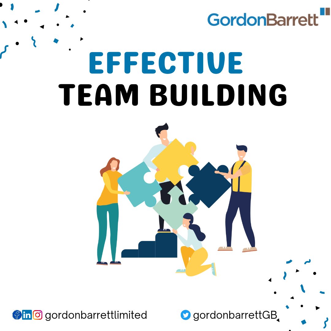 GordonBarrettGB's tweet photo. EFFECTIVE TEAM BUILDING TIPS
Team building is an integral act of creating a sense of unity, collaboration, and cohesion among individuals who work together towards a common goal.
#effectiveteambuilding #communication #development #teamcollaboration #teambuilding https://t.co/lDm9SanMxv