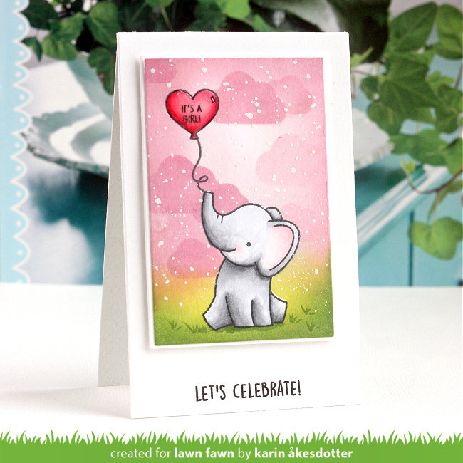 Karin's welcome baby card design is total sweetness! It's a simple design featuring Elephant Parade Add-On with stenciled clouds in the background! Check out all the details at the blog!

blog.lawnfawn.com/2023/08/karins…
