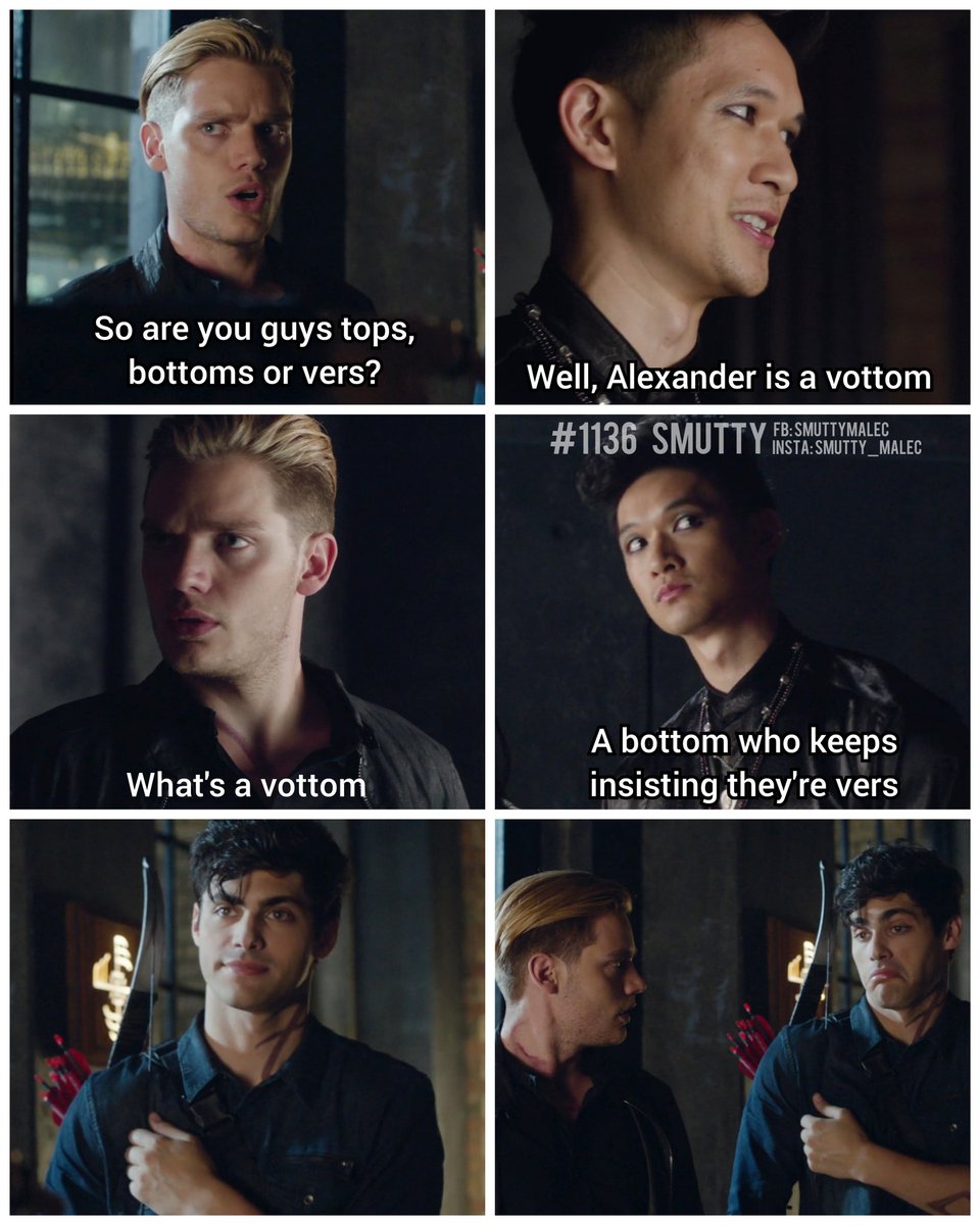 #1136 We all know a vottom 😆

#shadowhunters #shadowhunterstv #malec #aleclightwood #magnusbane #matthewdaddario #mattdaddario #harryshumjr #shumdario #SaveShadowhunters #shadowhunterslegacy #jacewayland #jaceherondale #dominicsherwood #domsherwood