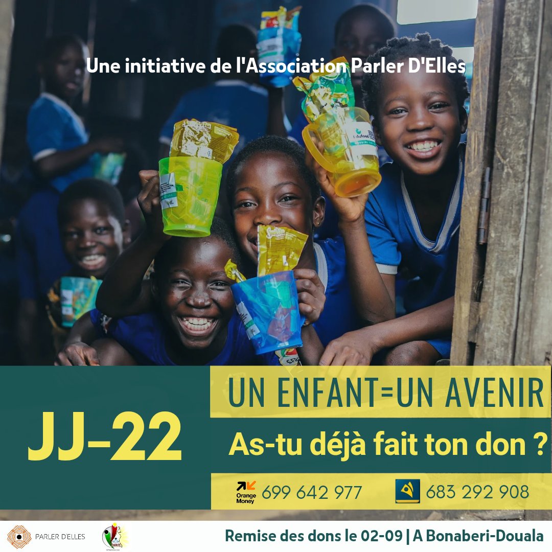 Parlerdelles's tweet photo. ⏳️JOUR J. - 22 LA COLLECTE CONTINUE ! 🌟
Faites un don aux enfants déplacés du NoSo !

Chaque don compte et permettra d'offrir des fournitures scolaires aux enfants déplacés du NoSo. ✨

#UnEnfantUnAvenir #BackToSchool #AidezLesAutres #donation #parlerdelles #collectededons https://t.co/rjuF2Ft5Uv