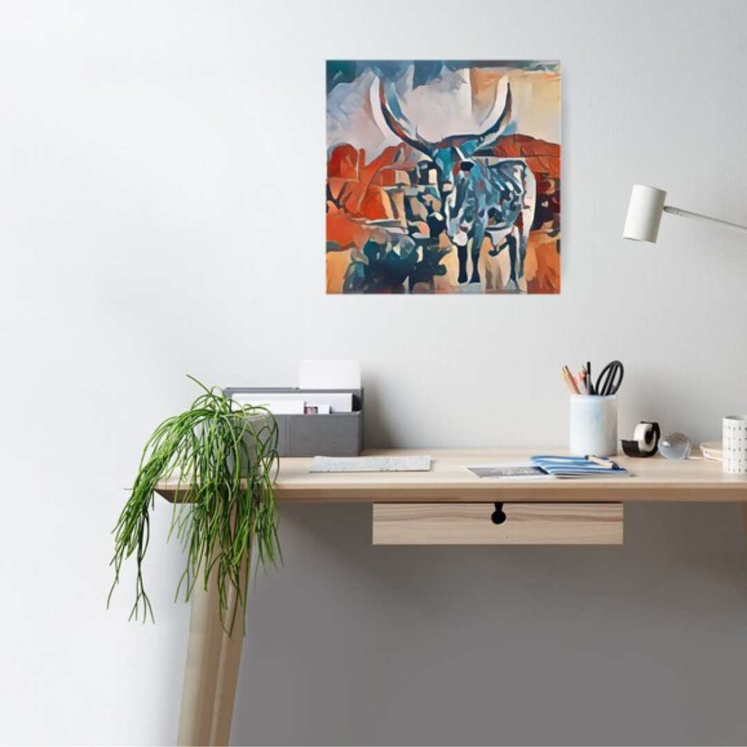 Succeednow's tweet image. redbubble.com/i/poster/Ankol…, #African, #BohoColors, #BohoArt,