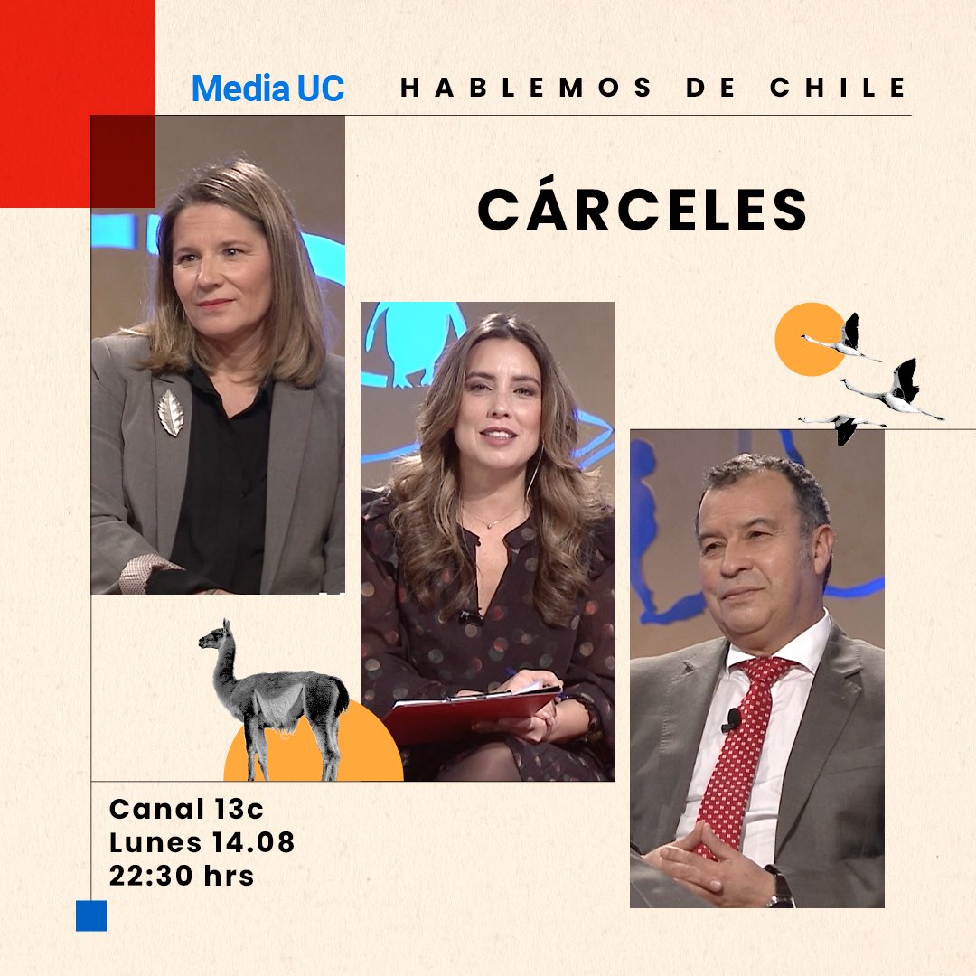 [HOY] No te pierdas a las 22:30 por la señal 13C #HablemosDeChile. Estará nuestro doctorando @VergaraCisterna, junto a la dir. ejecutiva de @JusticiaySocUC @catadroppelmannjunto hablando sobre cárceles.
Luis investiga la línea de Derecho Penal y Criminología de nuestro #Doctorado