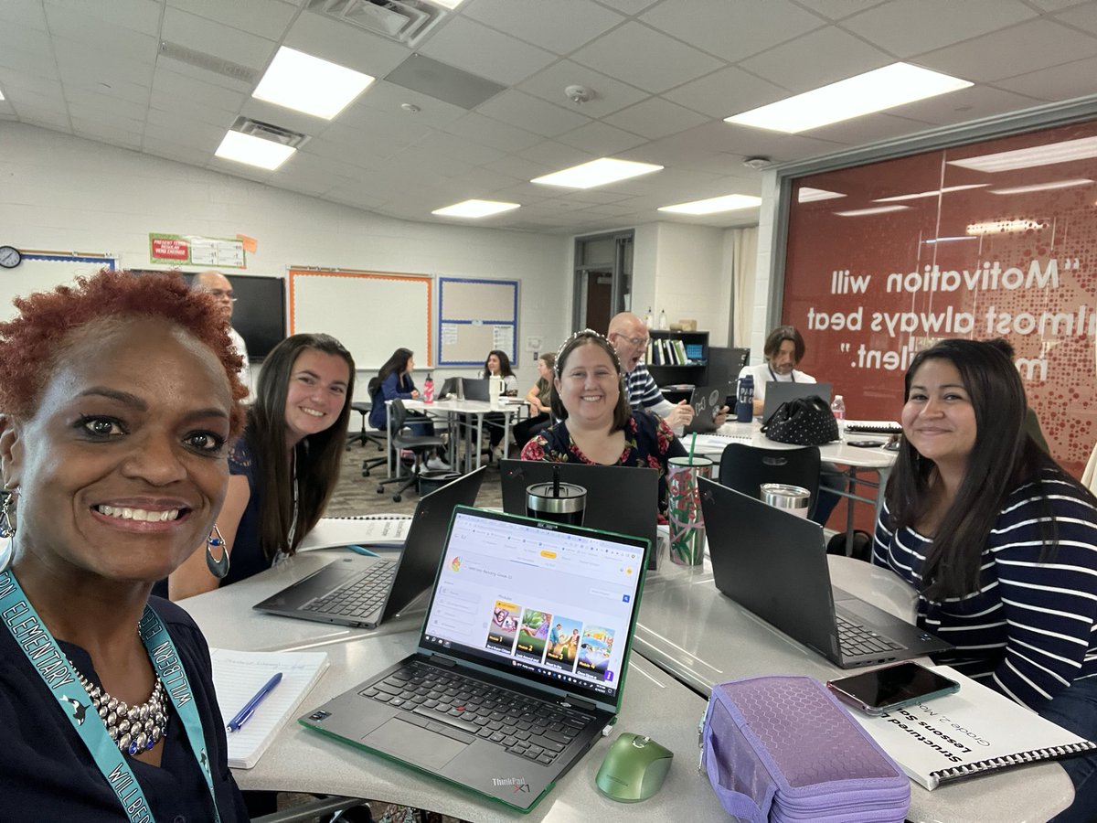 Nichole Merriweather (@teach1_2learn) on Twitter photo Enjoying Structured Literacy-HMH PD session with my 2nd grade team; excited about strengthening our whales 🐳 foundational skills. #BeWillbern #CFISDForAll <a href="/CFISD_ELAR2_5/">CFISD ELAR 2-5</a> <a href="/WillbernES/">Willbern Elementary</a> Enjoying Structured Literacy-HMH PD session with my 2nd grade team; excited about strengthening our whales 🐳 foundational skills. #BeWillbern #CFISDForAll <a href="/CFISD_ELAR2_5/">CFISD ELAR 2-5</a> <a href="/WillbernES/">Willbern Elementary</a>