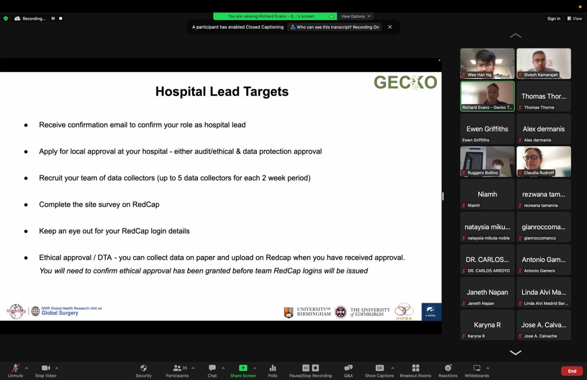 Our  webinar is currently taking place and webinars will continue tomorrow, 15th August at 12pm and 5pm British Standard Time (BST). We are organising these sessions to help facilitate attendance across different time zones and to cover any queries arising re the data collection!