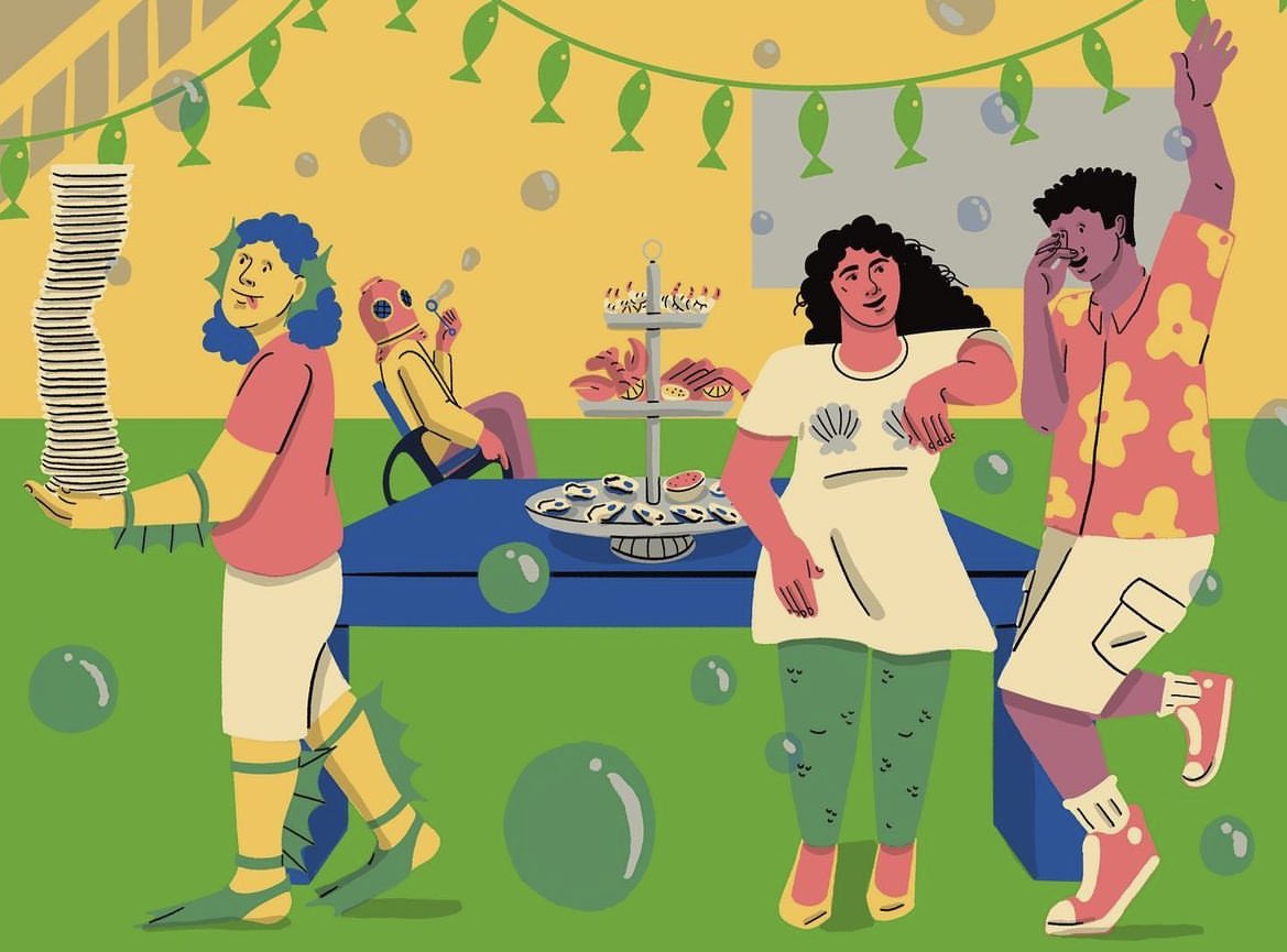 Best of Philly Spotlight - Illustration by <a href="/kevin_whipple/">Kevin Whipple</a> Philadelphia Magazine. 

Couch Cafe's Elizabeth Grothe on How to Throw a Killer Dinner Party <a href="/phillymag/">Philly Mag</a> 

#dinnerparty #houseparty #illustration #illustragram #illustrationartists #partyinspiration #bestofphilly
