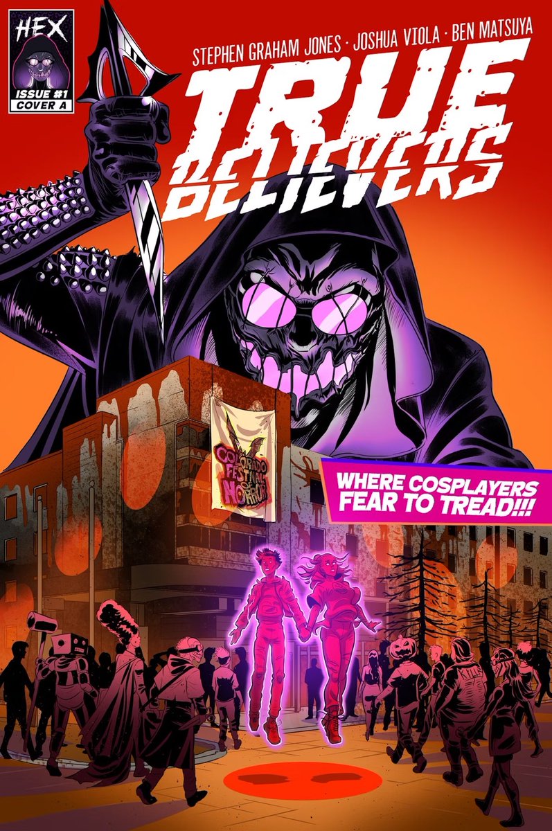 Kickstarter Reads (@kickstarterread) on Twitter photo #ComingSoon to <a href="/Kickstarter/">Kickstarter</a>: True Believers is a cosplay slasher comic book by <a href="/SGJ72/">Stephen Graham Jones</a>, <a href="/Joshua_Viola/">Joshua Viola</a>, and Ben Matsuya, set at the <a href="/CCofoh/">Colorado Festival of Horror</a>, with covers by @Robert_Hack, Aaron Lovett, <a href="/ClaraMeath/">Clara Meath</a>, <a href="/Juansamuart/">Juan Samu</a>, and Xander Smith.
<a href="/screenrant/">Screen Rant</a> has the scoop:
screenrant.com/new-horror-com… #ComingSoon to <a href="/Kickstarter/">Kickstarter</a>: True Believers is a cosplay slasher comic book by <a href="/SGJ72/">Stephen Graham Jones</a>, <a href="/Joshua_Viola/">Joshua Viola</a>, and Ben Matsuya, set at the <a href="/CCofoh/">Colorado Festival of Horror</a>, with covers by @Robert_Hack, Aaron Lovett, <a href="/ClaraMeath/">Clara Meath</a>, <a href="/Juansamuart/">Juan Samu</a>, and Xander Smith.
<a href="/screenrant/">Screen Rant</a> has the scoop:
screenrant.com/new-horror-com…