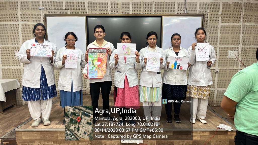 snmc_agra's tweet photo. As per the guidelines received from UGC, SNMC Agra is observing the Antiragging Week from 12th to 18th Aug 2023 under the patronage of Dr Prashant Gupta, Principal, SNMC, Agra and guidance of Dr SK Katheria, Chairman, Antiragging committee, SNMC, Agra. 
#MeUP #UPDGME https://t.co/82QDeBNJea