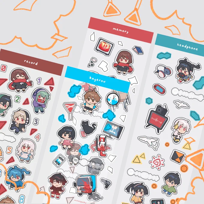 Kagerou project has such a special place in my heart, and Im very happy to be able to share my love for them via my merch!! 