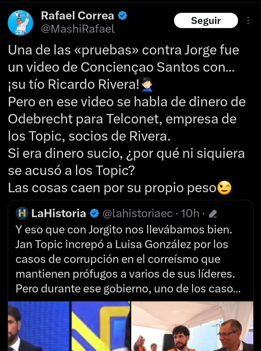 DrBannerLuis's tweet photo. Que el PRÓFUGO y ahora asesino de Fernando Villavicencio salte a defender desesperadamente a TELCONET Y TOPIC...

Deja clarito que #TopicEsCorrea #topicComplice #TopicEsRadares 

Sigan de largo con el DROGO MERCENARIO. https://t.co/Z2ehFA2qdb