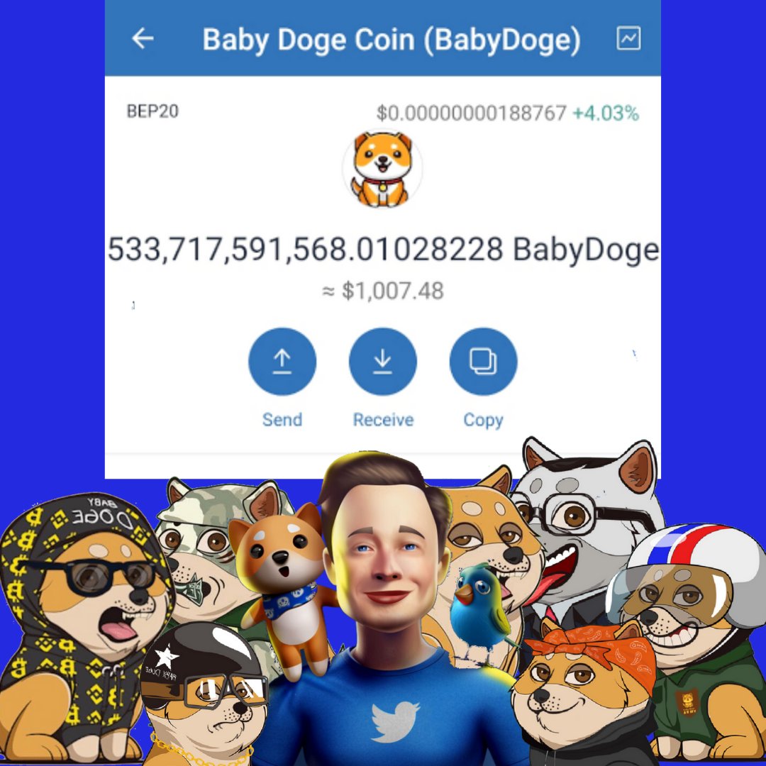 🔥 @Edenluucas1 X #BABYDOGE Giveaway #11

To Enter :
✅ Follow @Edenluucas1, @BabyDogeCoin &amp; <a href="/BabyDogeSwap/">Baby Doge Swap</a>
✅ Like, RT &amp; Tag 3 friends
✅ Comment #BABYDOGE

💰 20 winners will each receive $50.

Ends in 3 days!

#Gateio #BabyDogeArmy #Giveaway