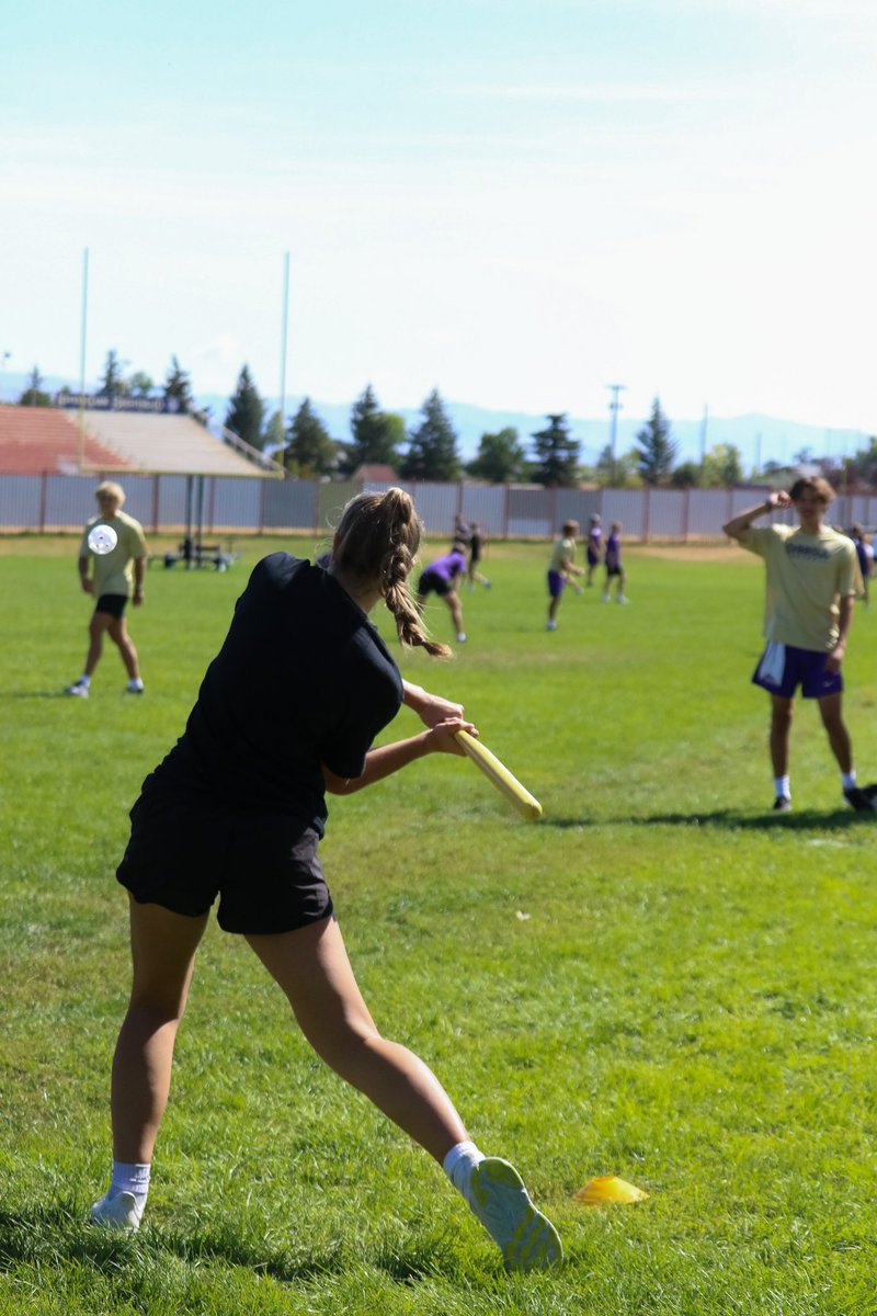 CCSaintsVB's tweet photo. Football x Volleyball Wiffle Ball Tourney 📸 Recap! 

#GoSaints | #MarchOn https://t.co/9i30WxLI0w