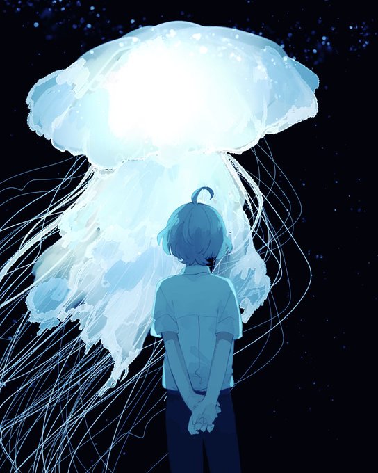 「jellyfish standing」 illustration images(Latest)