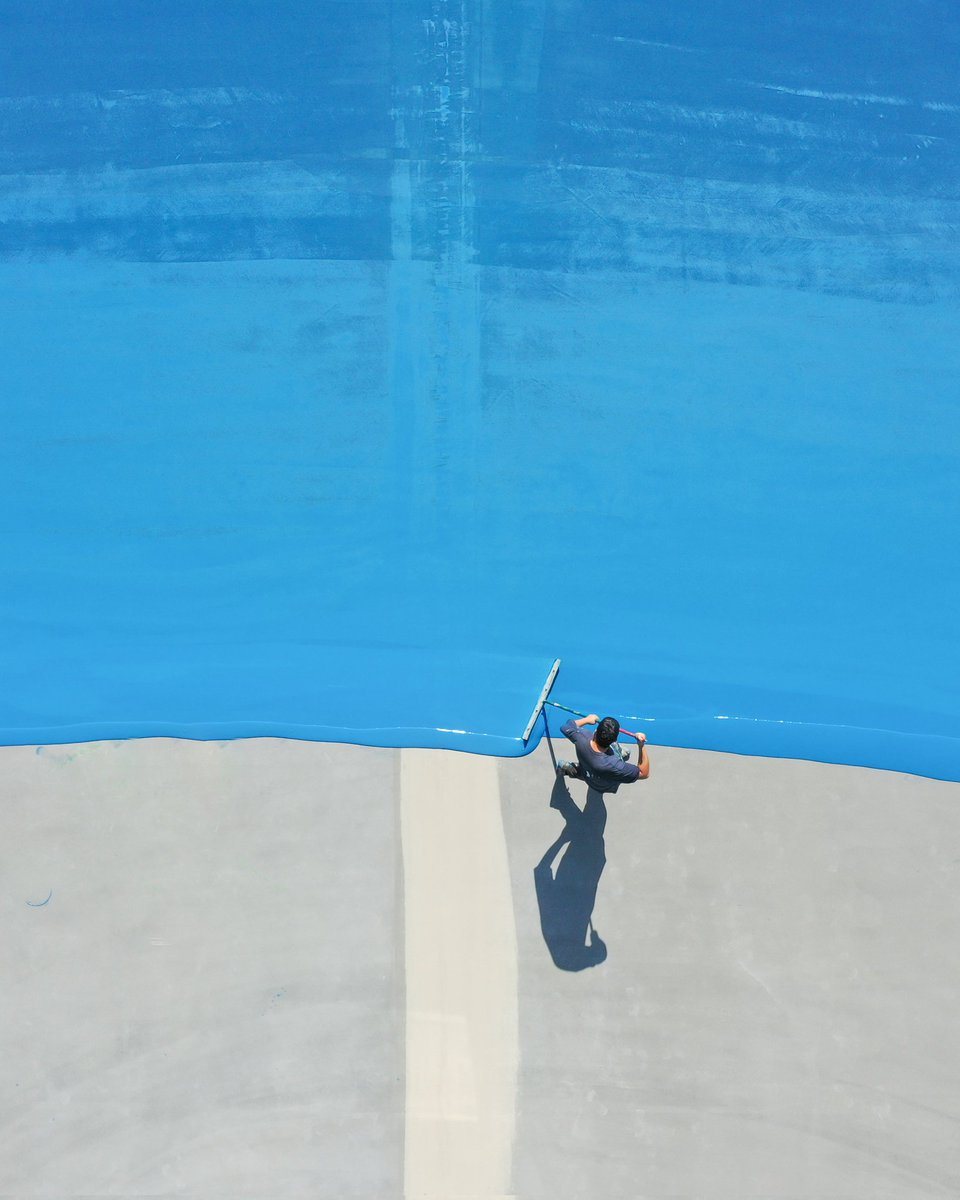 Foto aérea pintura canchas deportivas del Parque Araucano.
<a href="/danielapenaloza/">Daniela Peñaloza</a> <a href="/Muni_LasCondes/">Las Condes</a>