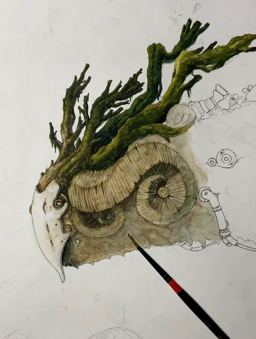 ふふふ、描くぞ描くぞ