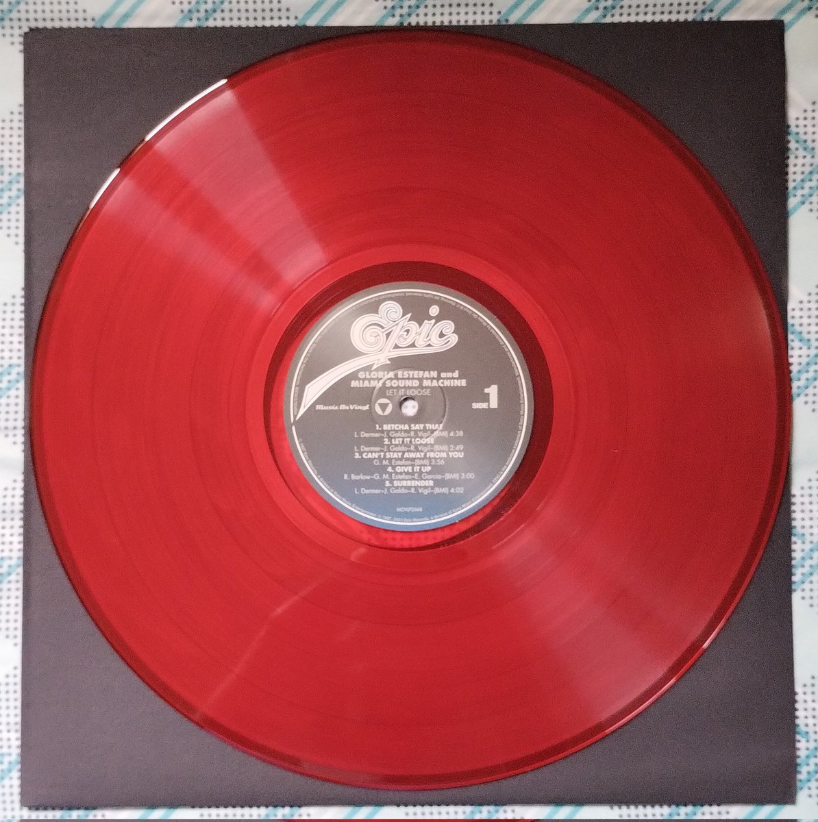 MoraesGilliardi's tweet image. Finally arrived! My Gloria Estefan and Miami Sound Machine Let It Loose Limited Edition On Translucent Red Vinyl. Absolutely gorgeous! #MiamiSoundMachine
#LetItLoose #MusicOnVinyl