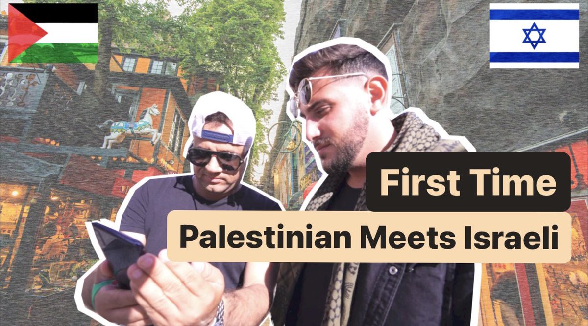 First Time Palestinian Meets Israeli 🇮🇱🇵🇸 youtu.be/nkY4zchmZMo