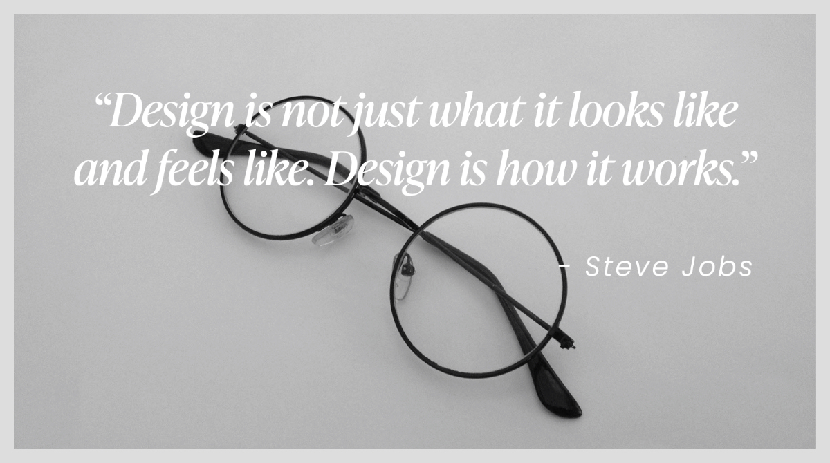'Design is not just what it looks like and feels like. Design is how it works.' - Steve Jobs. As UX/UI designers, we shape the functionality and form hand in hand. #DesignQuotes #UIInsights