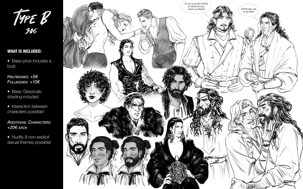 macomico_'s tweet photo. hello everyone! im currently opening commissions. they are open until the 16th at 10pm (UTC +2) and im accepting an unlimited amount!

if you are interested please contact me via email at 
llamakoernchen@gmail.com! https://t.co/L7pk9ggndD