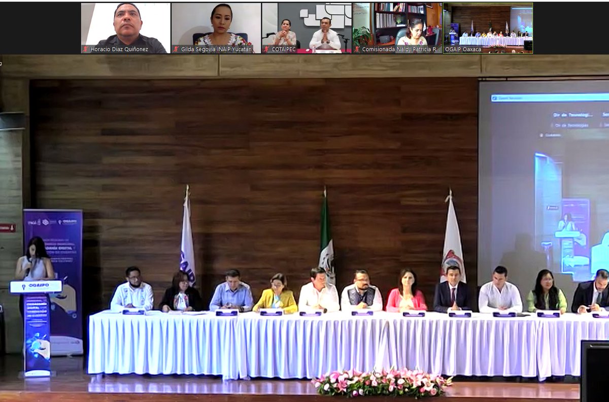 Se lleva a cabo la Firma de Convenio de Pertinencia Cultural y la Jornada de Transparencia Mpal, Ciudadanía Digital y Rendición de Cuentas, donde de manera remota participa la Comisionada Pdta y Coordinadora de la <a href="/RendcuentasSNT/">Comisión de Rendición de Cuentas SNT</a> <a href="/GildaSegovia4/">GildaSegoviaC</a> y el Comisionado <a href="/CarlosPavonD/">Carlos Pavon Duran</a>